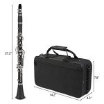 Ktaxon Bb Clarinet Set for Beginners with Accessories