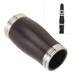 Eujgoov Ebony Clarinet Barrel with Metal Ring