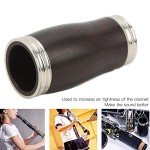 Eujgoov Ebony Clarinet Barrel with Metal Ring