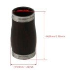 Yibuy Ebony Bb Clarinet Barrel 60mm with Ring