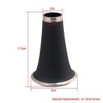 BQLZR Black ABS Clarinet Bell Replacement Accessory