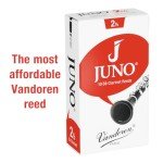 Vandoren JUNO Bb Clarinet Reeds, Strength 2.5