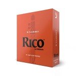 D’Addario Rico Bb Clarinet Reeds, Strength 2.5, 10-Pack