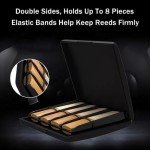 SUEWIO Clarinet Reed Storage Case for 8 Reeds