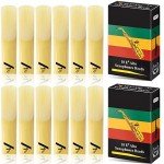 20 Bamboo Alto Saxophone Reeds with Cases (1.5)