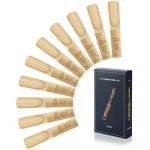 JEEUE Bb Clarinet Reeds 10 Pack - Strength 2.5