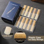 JEEUE Bb Clarinet Reeds 10 Pack - Strength 2.5