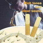 20-Pack Bb Clarinet Reeds, Strength 2.5, Portable Case
