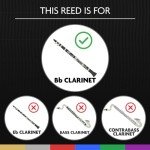 Légère Bb Clarinet Reed, French Cut, Strength 3.5