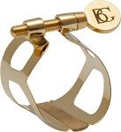 BG L91 Gold Plate Bass Clarinet Ligature with Cap