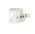 Vandoren LC02P Silver Eb Clarinet Ligature & Cap