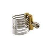Silver-Plated Stainless Steel Ligature for Clarinet/Saxophone