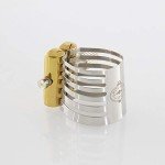 Silver-Plated Stainless Steel Ligature for Clarinet/Saxophone