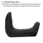 Rubber Clarinet Thumb Rest Cushion for Comfort