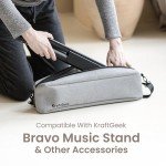 KraftGeek 66" Portable Music Stand Kit with Bag