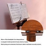 Bamboo Foldable Music Stand - Height Adjustable