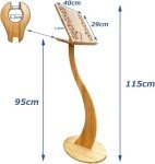 Bamboo Folding Music Stand with Elegant Design