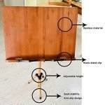 DUYULIANG Adjustable Wooden Music Stand for Musicians