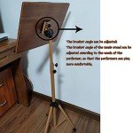 DUYULIANG Adjustable Wooden Music Stand for Musicians