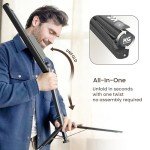 KraftGeek 66" Music Stand with Device Holder