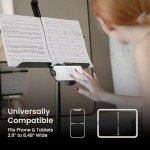KraftGeek 66" Music Stand with Device Holder
