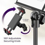 KraftGeek 66" Music Stand with Device Holder