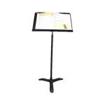 Adjustable Metal Music Stand for Clarinets - Black