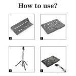 Crossrock Portable Foldable Sheet Music Stand