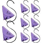8-Pack Purple Clarinet Cleaning Cloths & Swabs