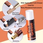 Natural Cork Grease for Woodwind Instruments - 10pcs