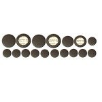 Black Kangaroo Leather Clarinet Pad Set