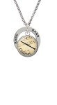 Clarinet Band Affirmation Ring Necklace