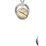 Clarinet Band Affirmation Ring Necklace