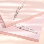 Sterling Silver Harp-Shaped Earrings for Music Lovers