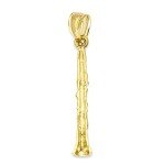 10K Gold Clarinet Pendant for Music Lovers