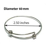 Stainless Steel Clarinet Bangle Bracelet for Music Lovers