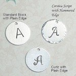 Sterling Silver Initial Charm Necklace for Clarinet Fans