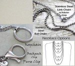 St. Cecilia Clarinet Keychain or Necklace Gift
