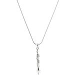 Silver Plated Clarinet Musical Instrument Necklace