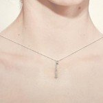 Sterling Silver 3D Clarinet Charm Necklace