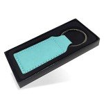 Personalized Teal Clarinet Keychain with Engraving