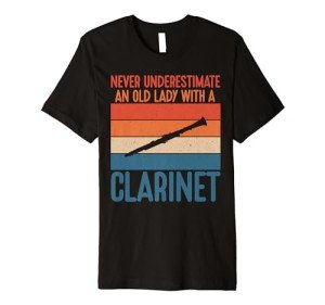 Vintage Clarinet Enthusiast T-Shirt for All Ages