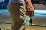 Personalized Teal Clarinet Keychain with Engraving