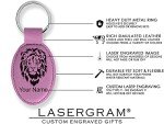 Personalized Pink Clarinet Oval Keychain