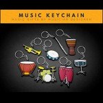Clarinet Silicone Keychain Set (2 Pack)