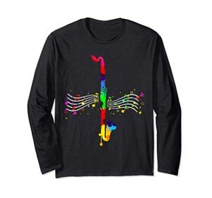 Bass Clarinet Marching Band Long Sleeve T-Shirt