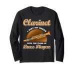 Funny Clarinet Player Long Sleeve T-Shirt