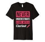 Empowered Clarinet Girl Premium T-Shirt