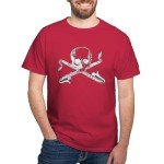 Bass Clarinet Pirate Graphic Men's T-Shirt