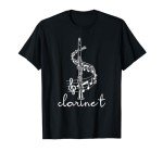 Clarinet Player Bass Player Graphic T-Shirt